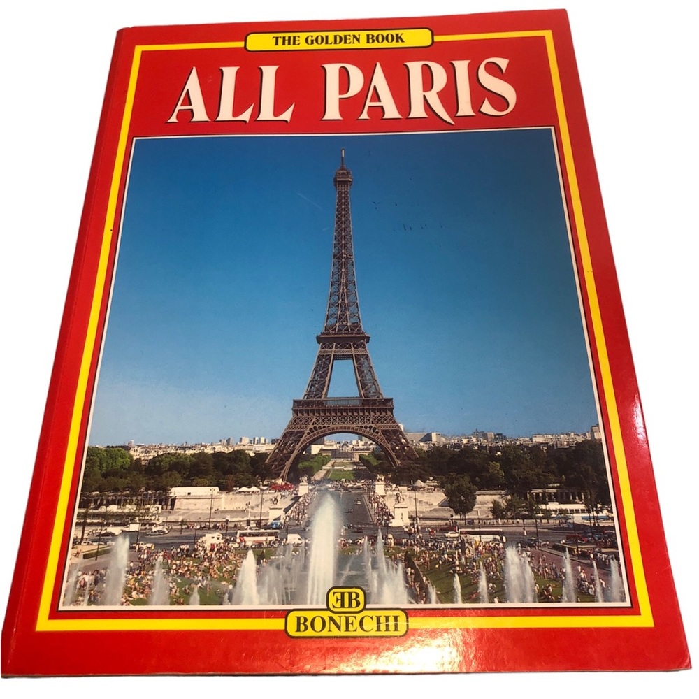 The Golden book vintage Paris Book